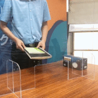 飛沫感染対策アクリルパーテーション