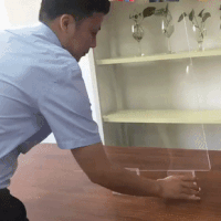 飛沫感染対策アクリルパーテーション